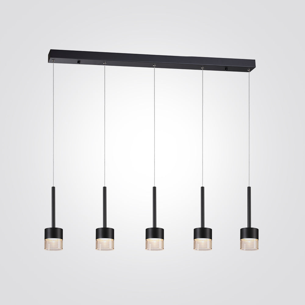 מנורת תלייה פינלנד לד בסיס מלבני חמישייה