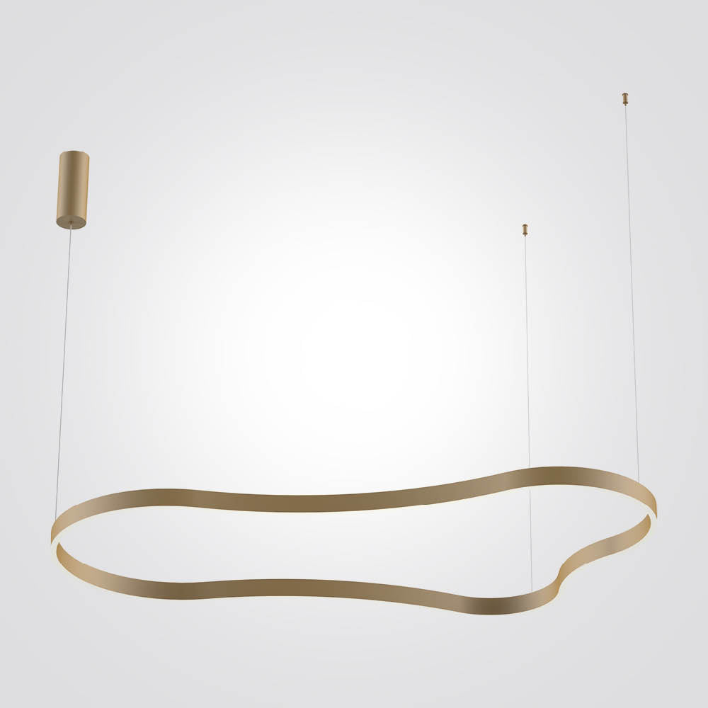 מנורת תלייה מלטה לד זהב | Φ120