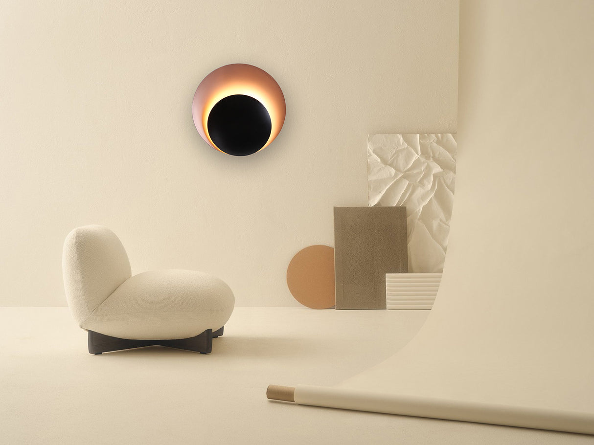 מנורת קיר ירין שחור+ רוז גולד דגם| SW| LW