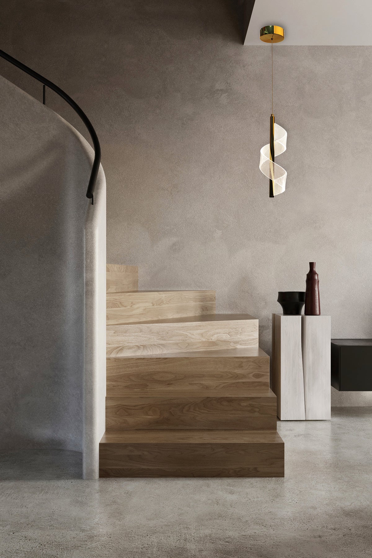 מנורת תליה לידור לד| פליז