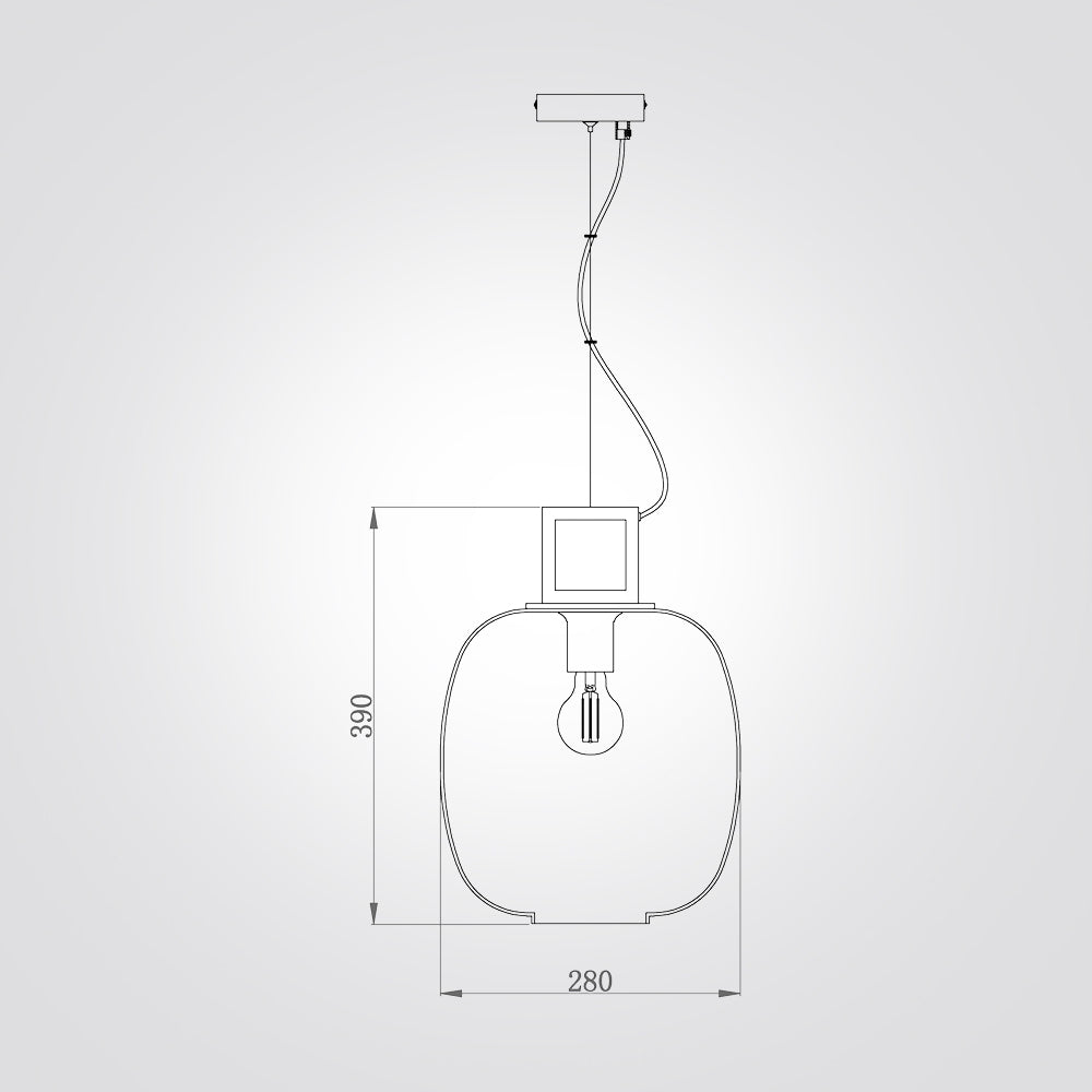 מנורת תלייה נוף דגם| A