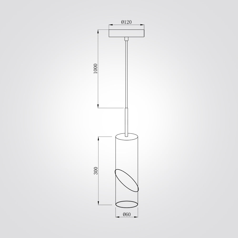 מנורת תלייה יובל לד| שחור| פליז