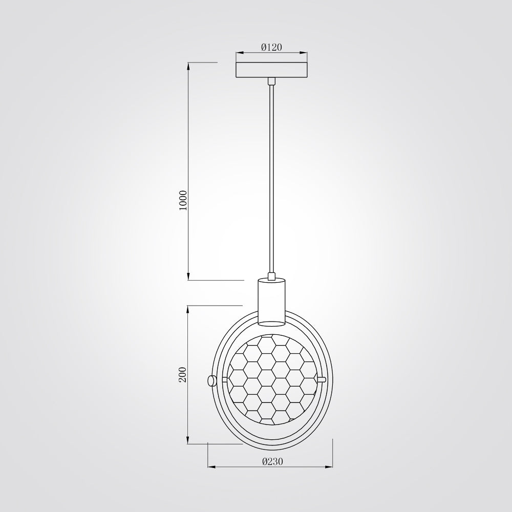 מנורת תלייה יוליה דגם| B