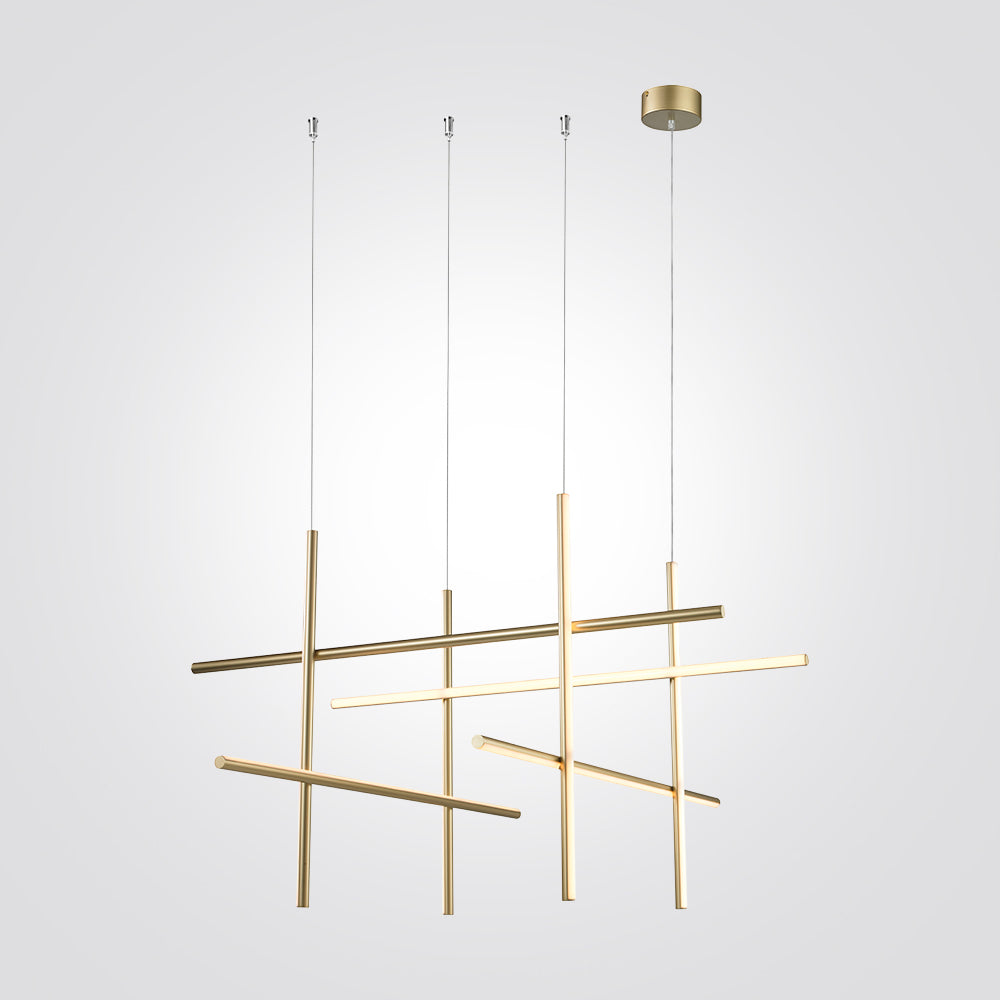 מנורת תלייה אמלי לד | זהב