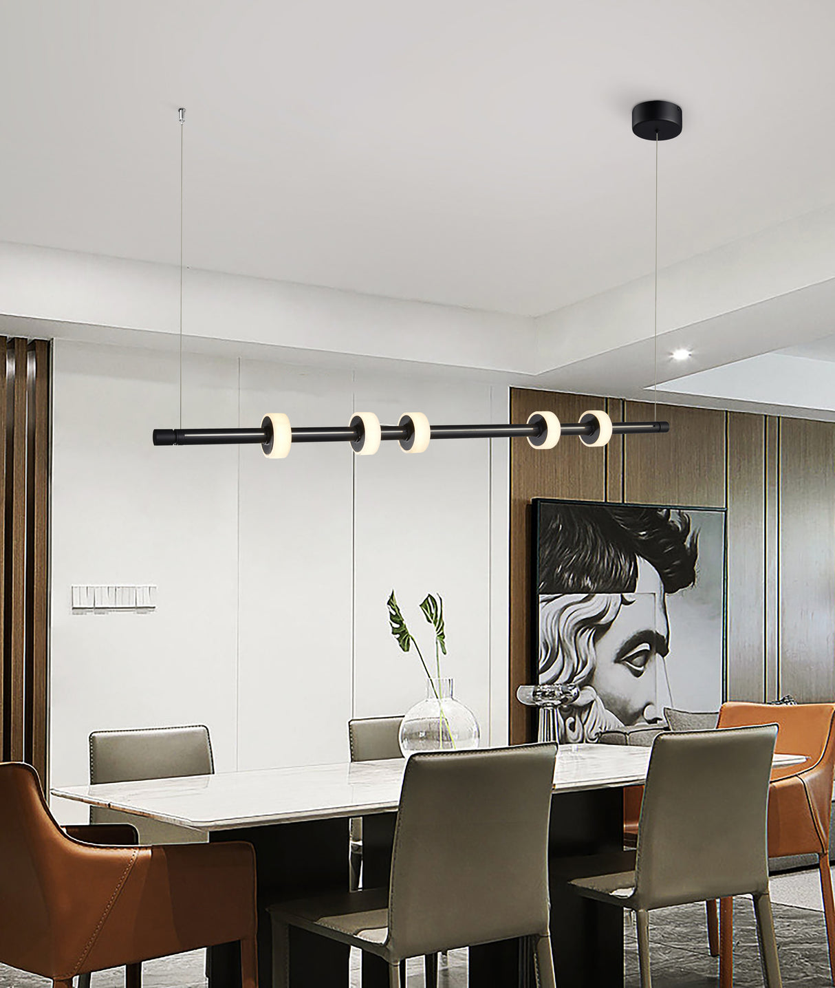 מנורת תלייה שיש לד מיכל דגם | C