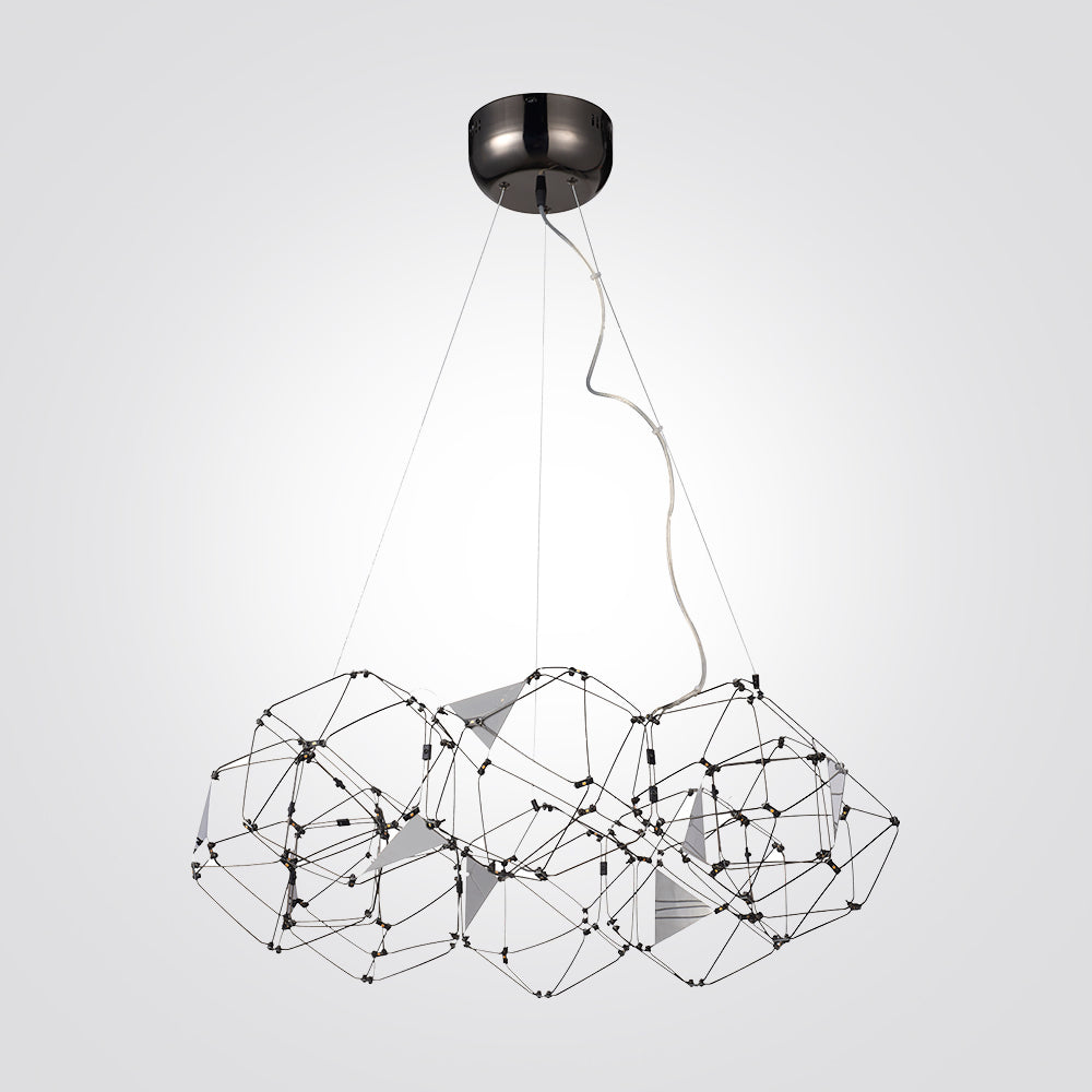 מנורת תלייה יוקרתית לד פריזמה דגם | A