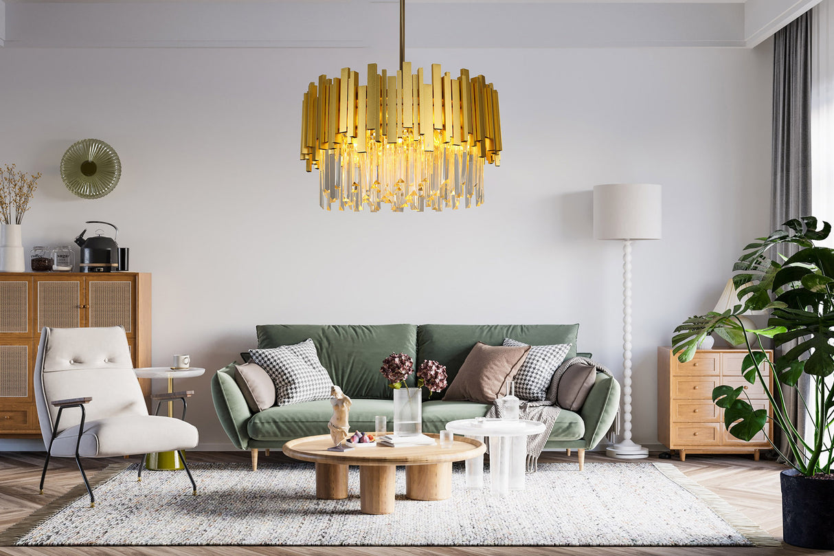 מנורת תלייה קריסטל יוקרתית טופ דגם | A