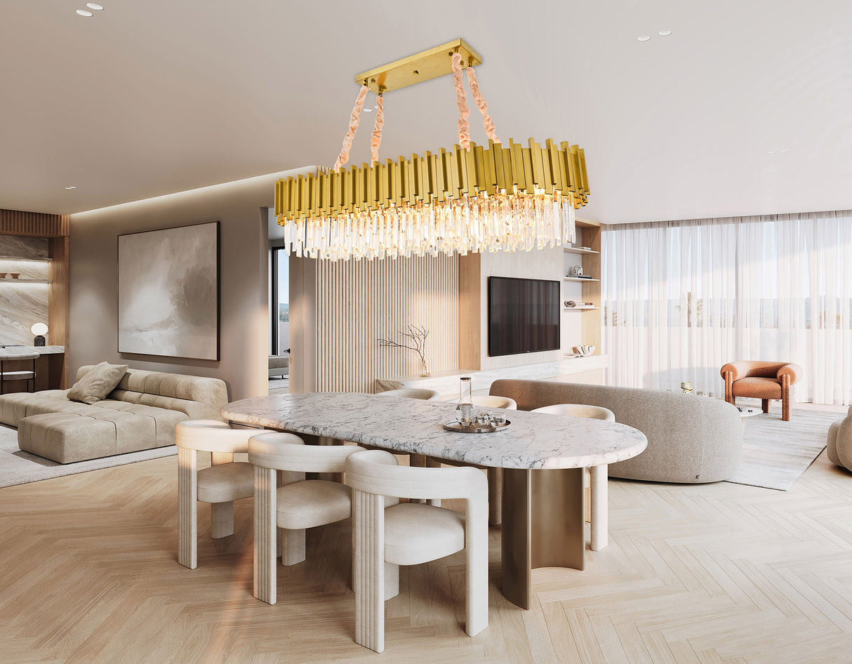 מנורת תלייה קריסטל יוקרתית טופ דגם | B