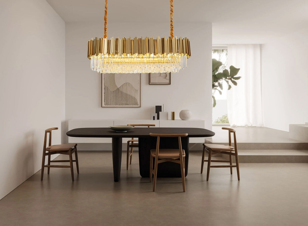 מנורת תלייה קריסטל יוקרתית טופ דגם | B