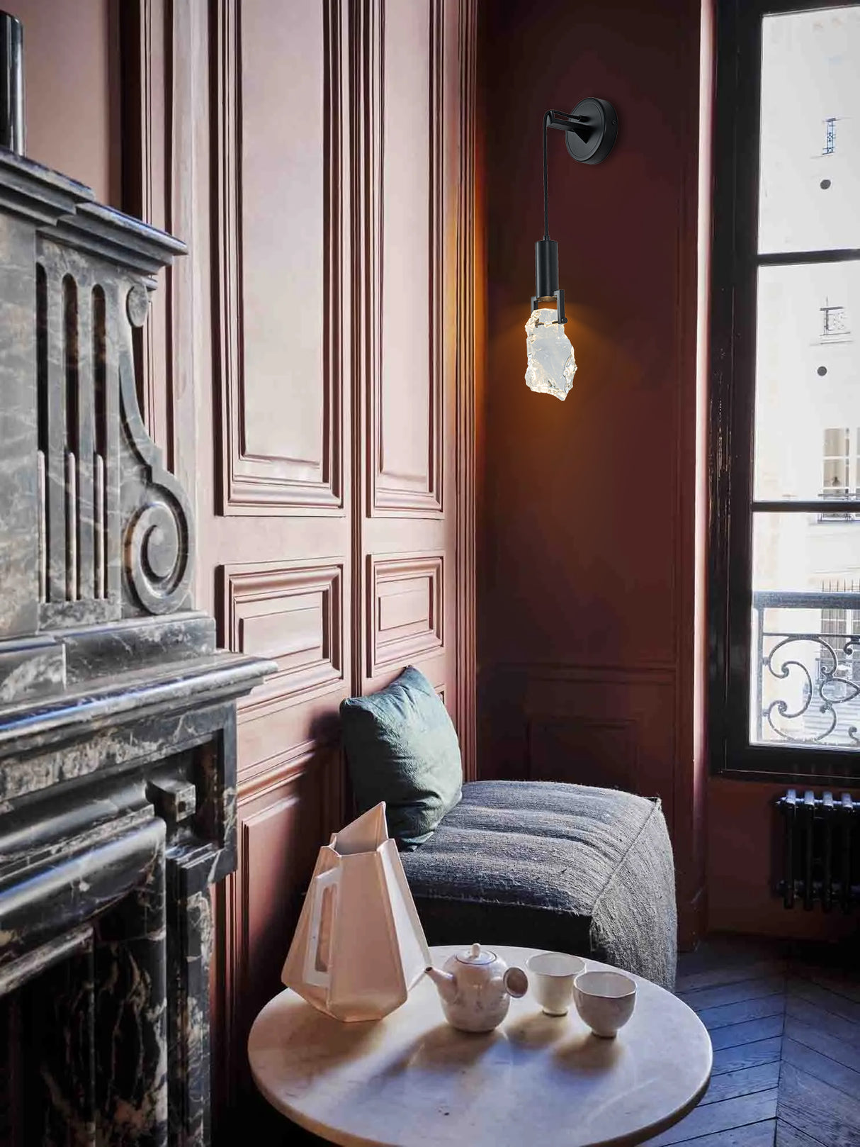 מנורת קיר קריסטל דיימונד