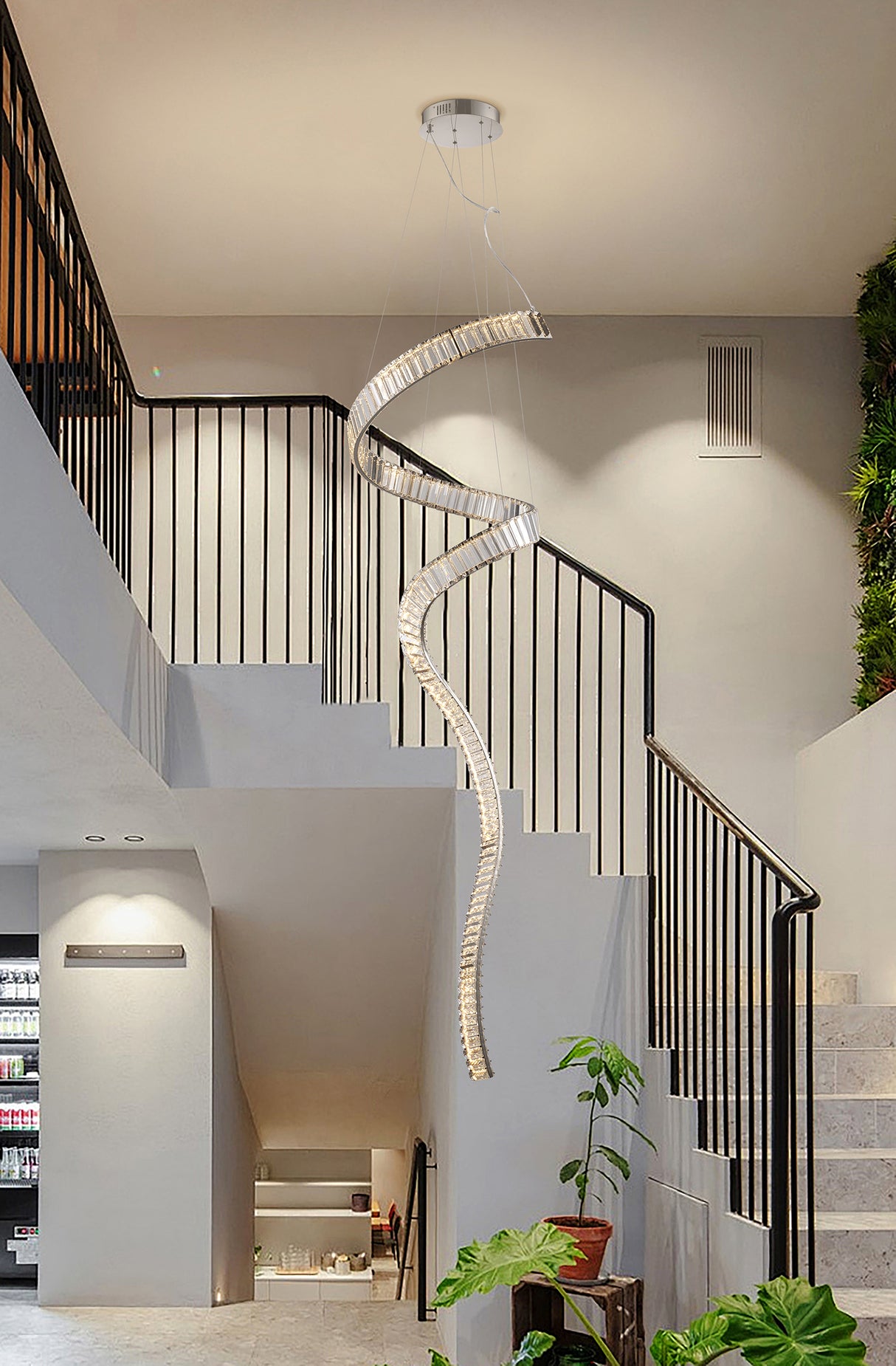 מנורת תלייה קריסטל רומל דגם| A