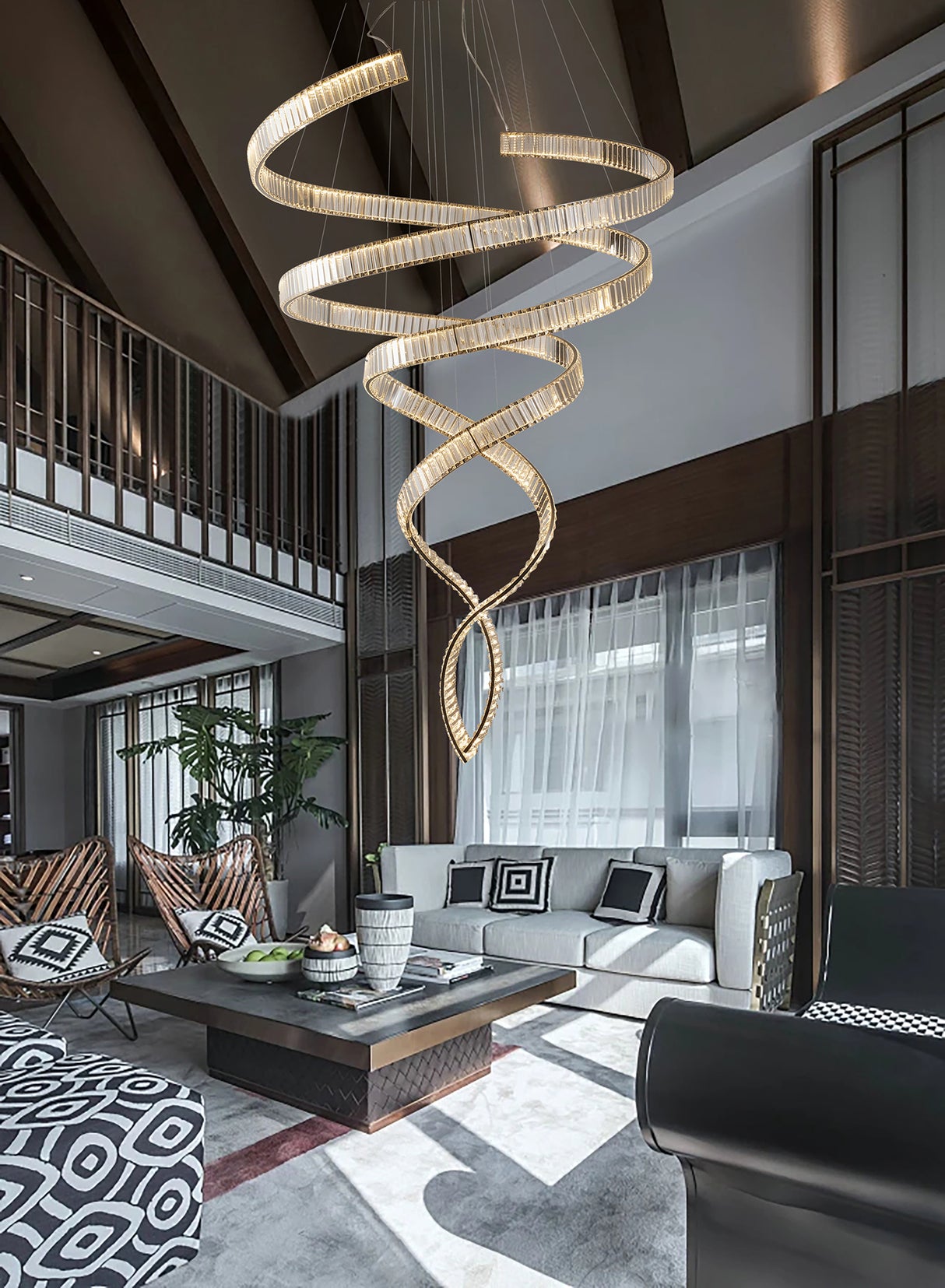 מנורת תלייה קריסטל רומל דגם| C