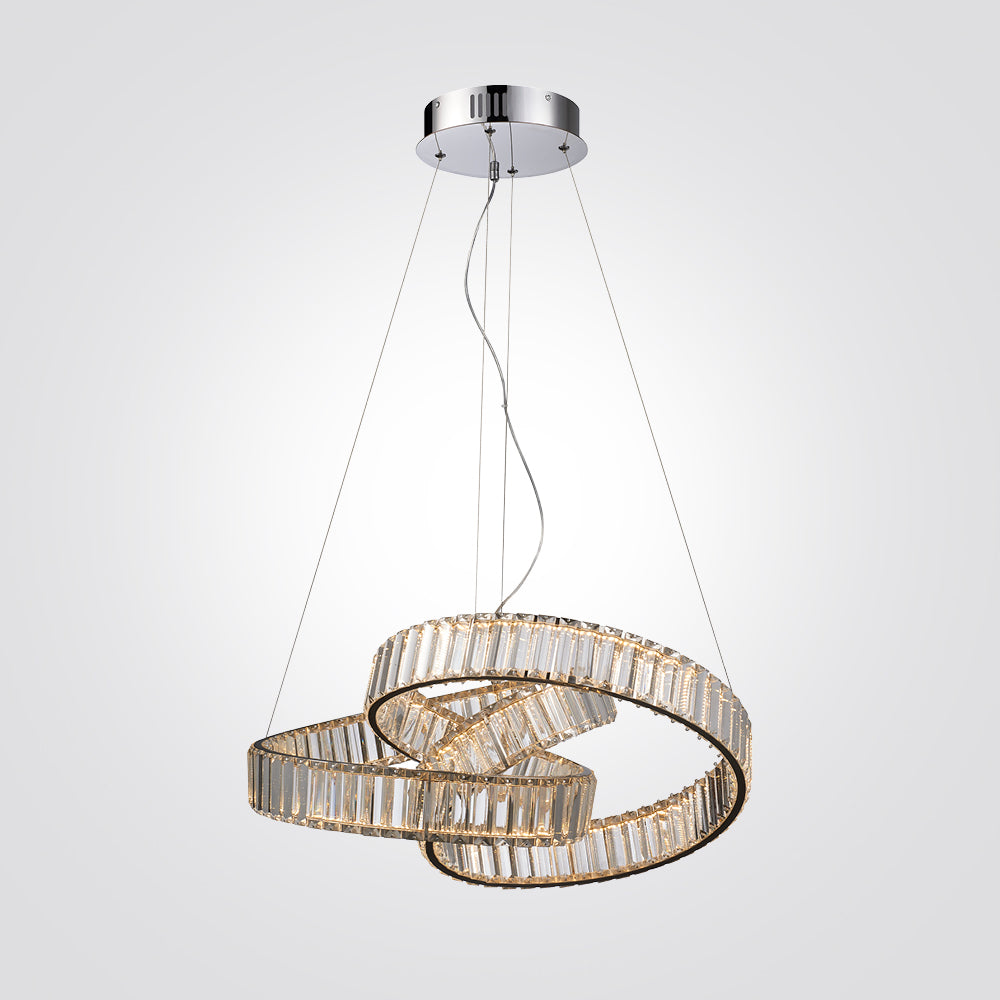 מנורת תלייה קריסטל חוליו דגם| A