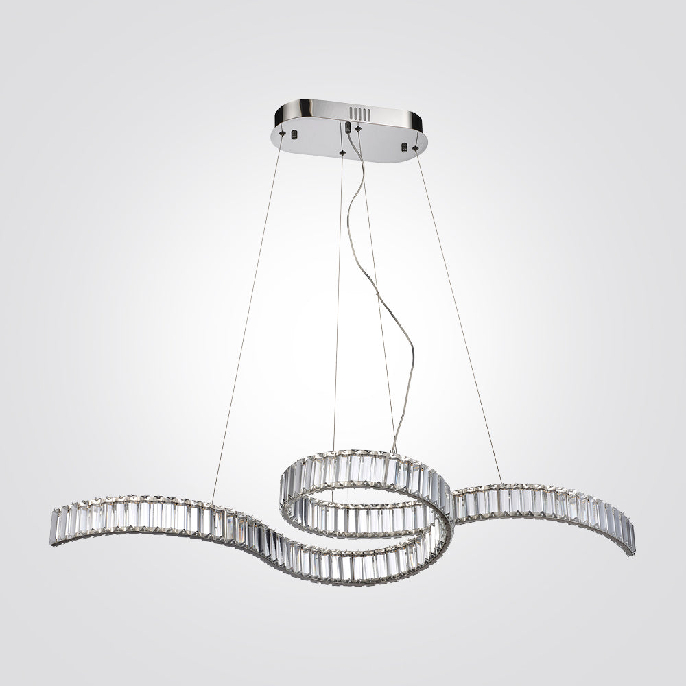 מנורת תלייה קריסטל חוליו דגם| B