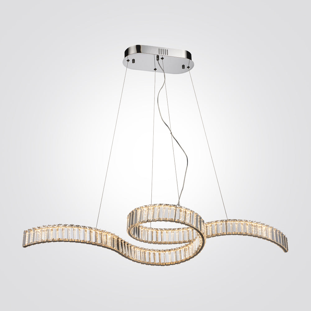 מנורת תלייה קריסטל חוליו דגם| B