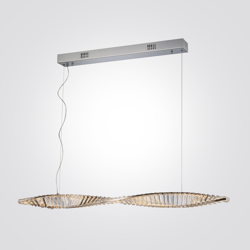 מנורת תלייה קריסטל חוליו דגם| D