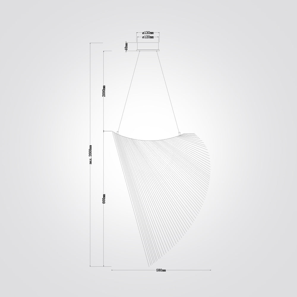 מנורת תלייה סאמי עץ טבעי דגם| C