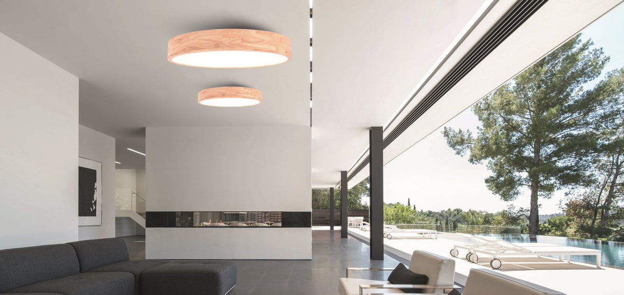 צמוד תקרה ברוש לד| עץ טבעי| Φ40| Φ60| Φ80| CCT