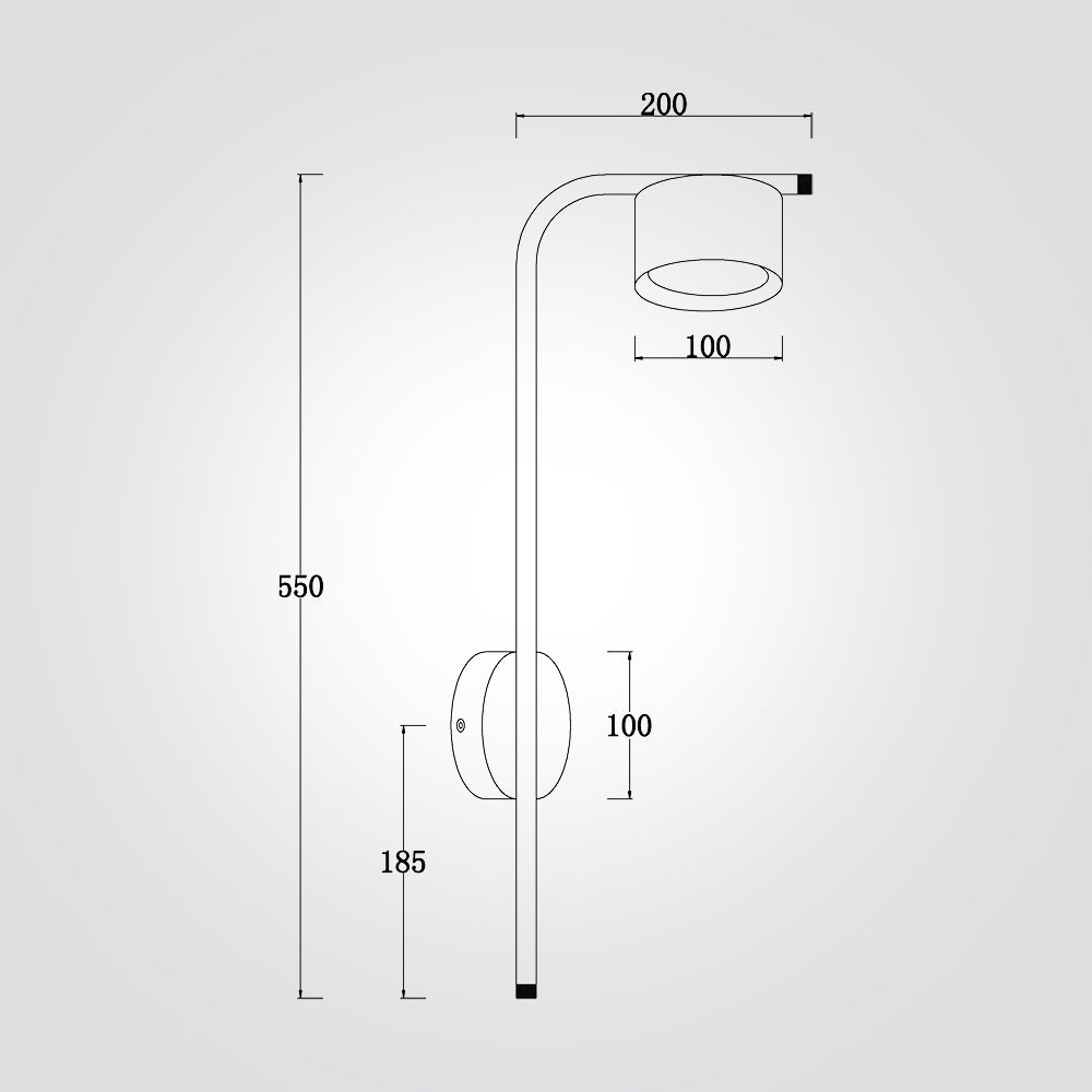 מנורת קיר אלמוג דגם| BW