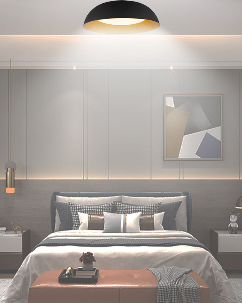 צמוד תקרה טורונטו לד | 72W| CCT | Φ50| שחור+ עץ