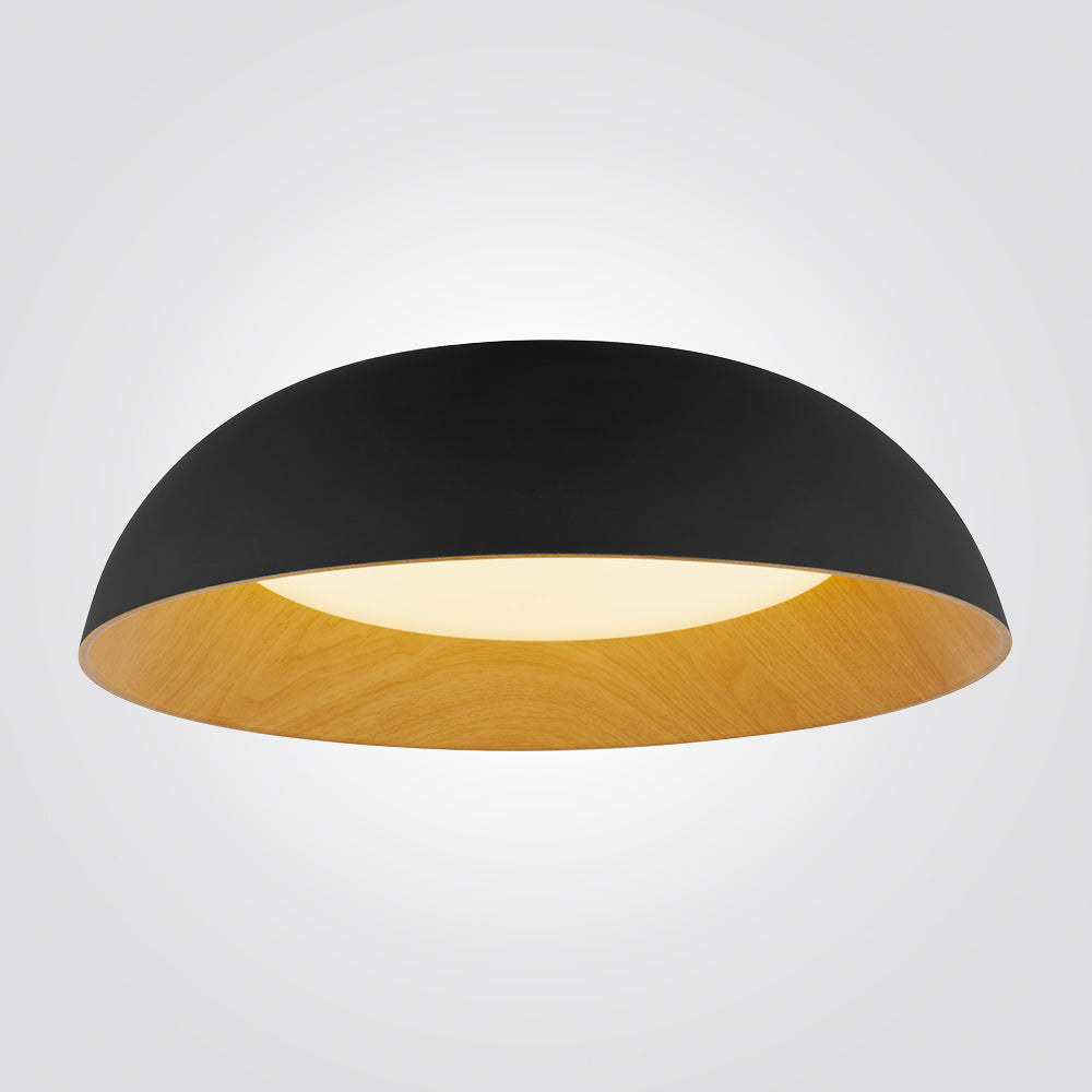 צמוד תקרה טורונטו לד | 72W| CCT | Φ50| שחור+ עץ