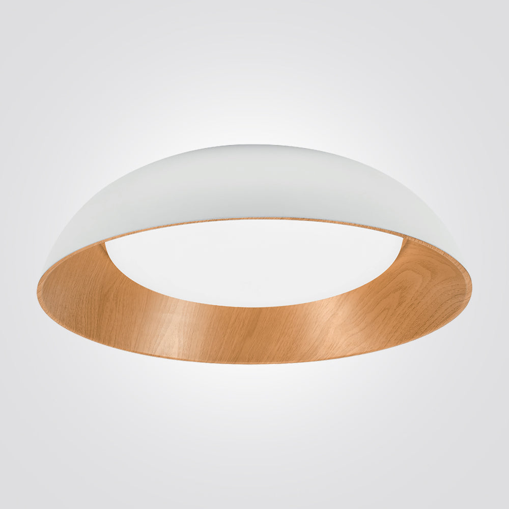 צמוד תקרה טורונטו לד | 72W| CCT | Φ50| לבן+ עץ