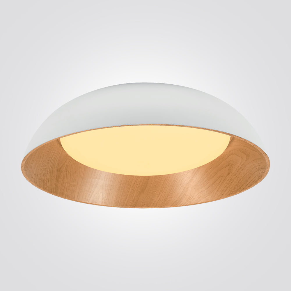 צמוד תקרה טורונטו לד | 72W| CCT | Φ50| לבן+ עץ