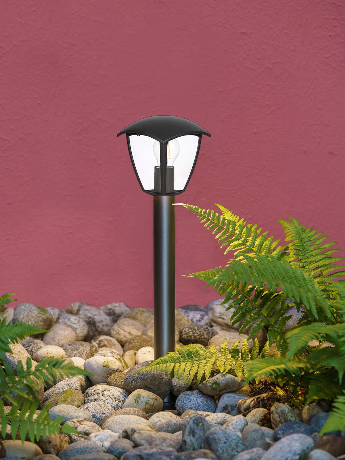 עמוד תאורה חוץ לגינה נועם| שחור