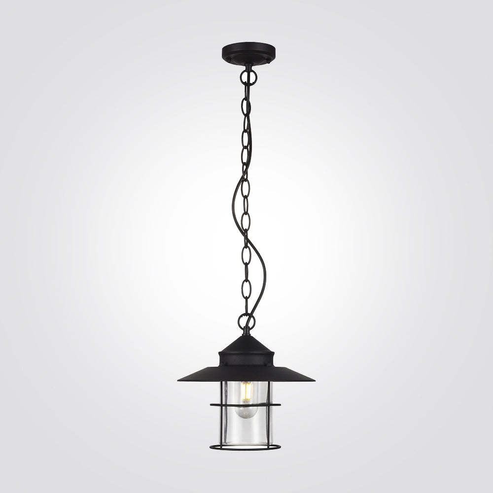 מנורת תלייה חוץ גינה כמל | שחור| דגם C