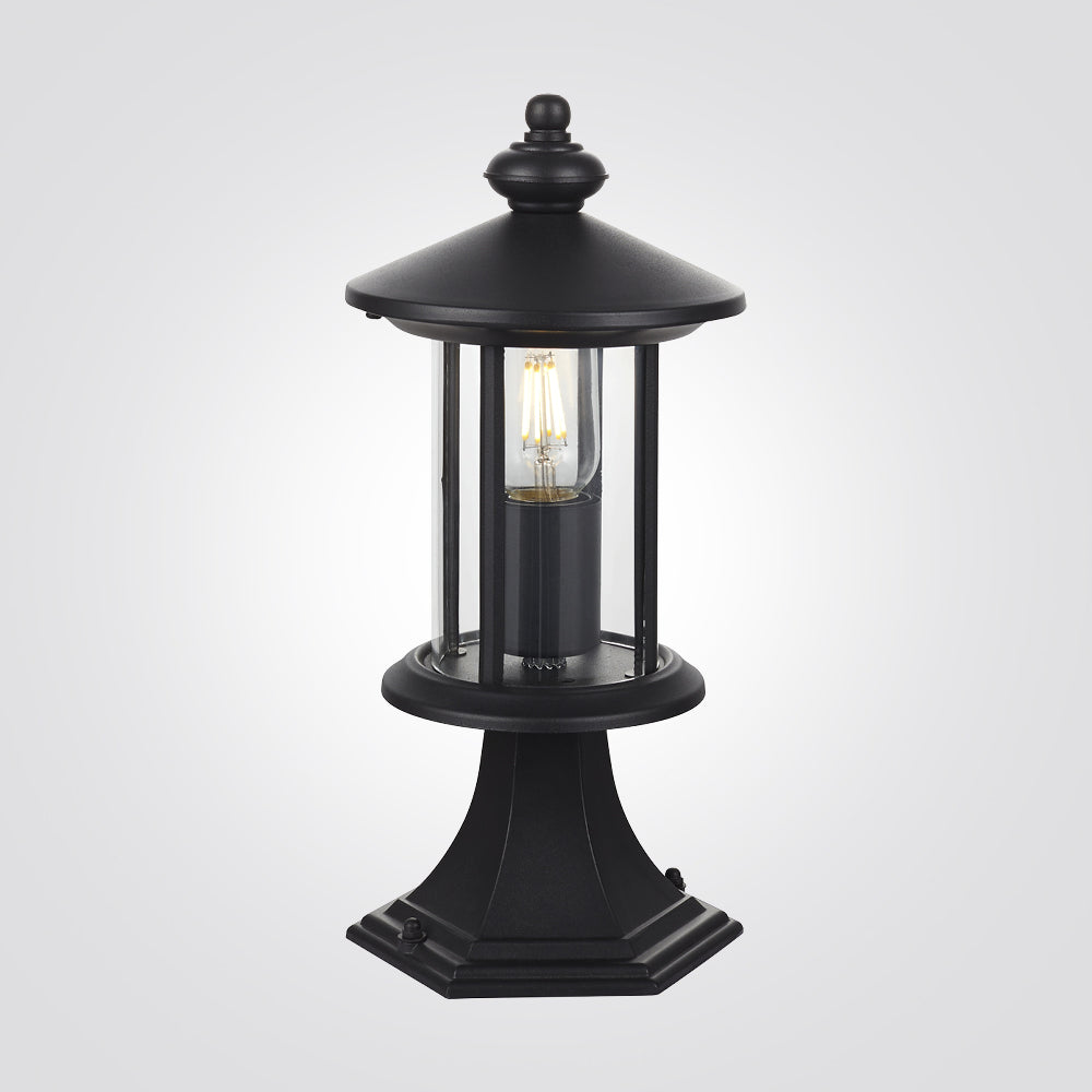 עמוד תאורה חוץ לגינה מעקה קיין