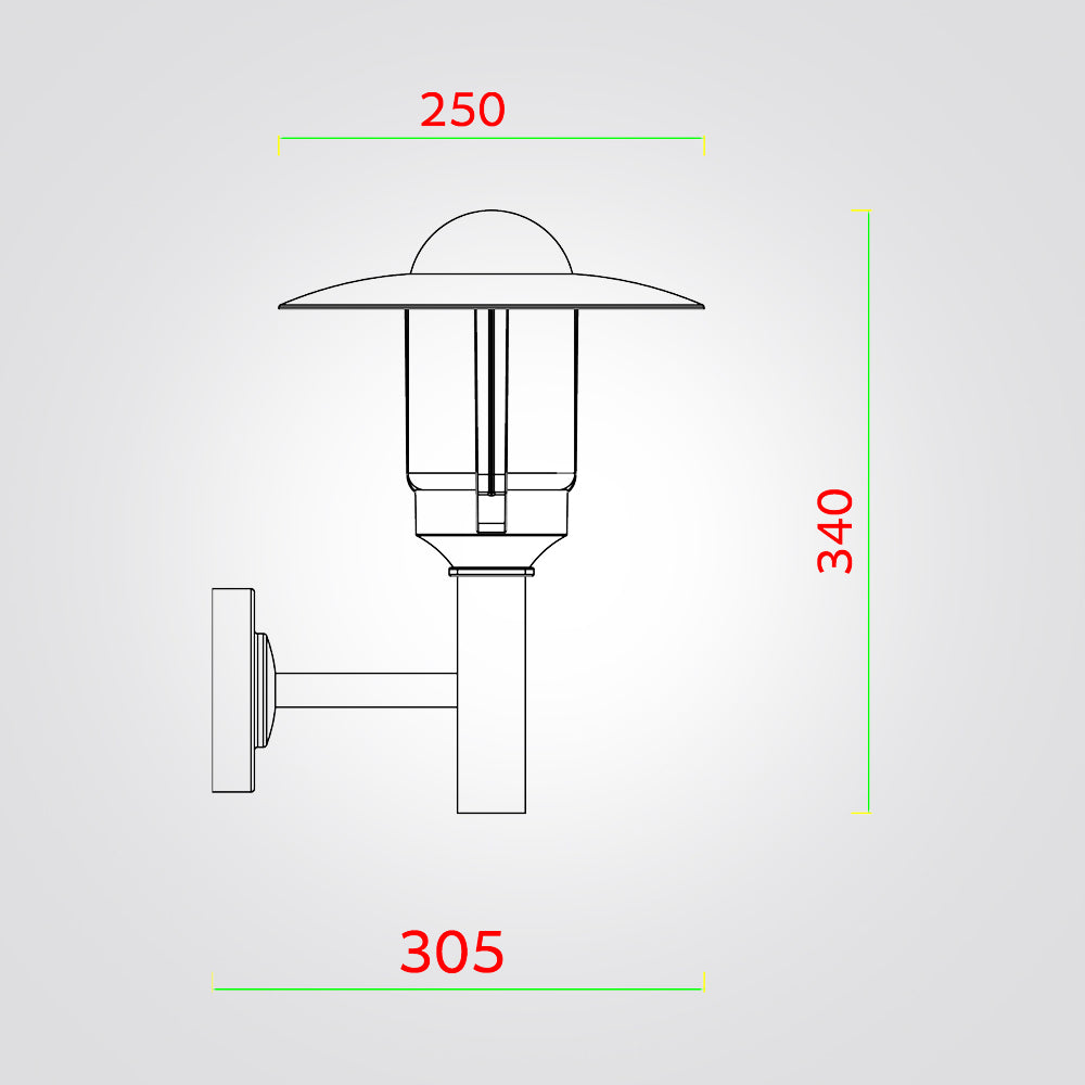 מנורת קיר גינה חוץ גאיה