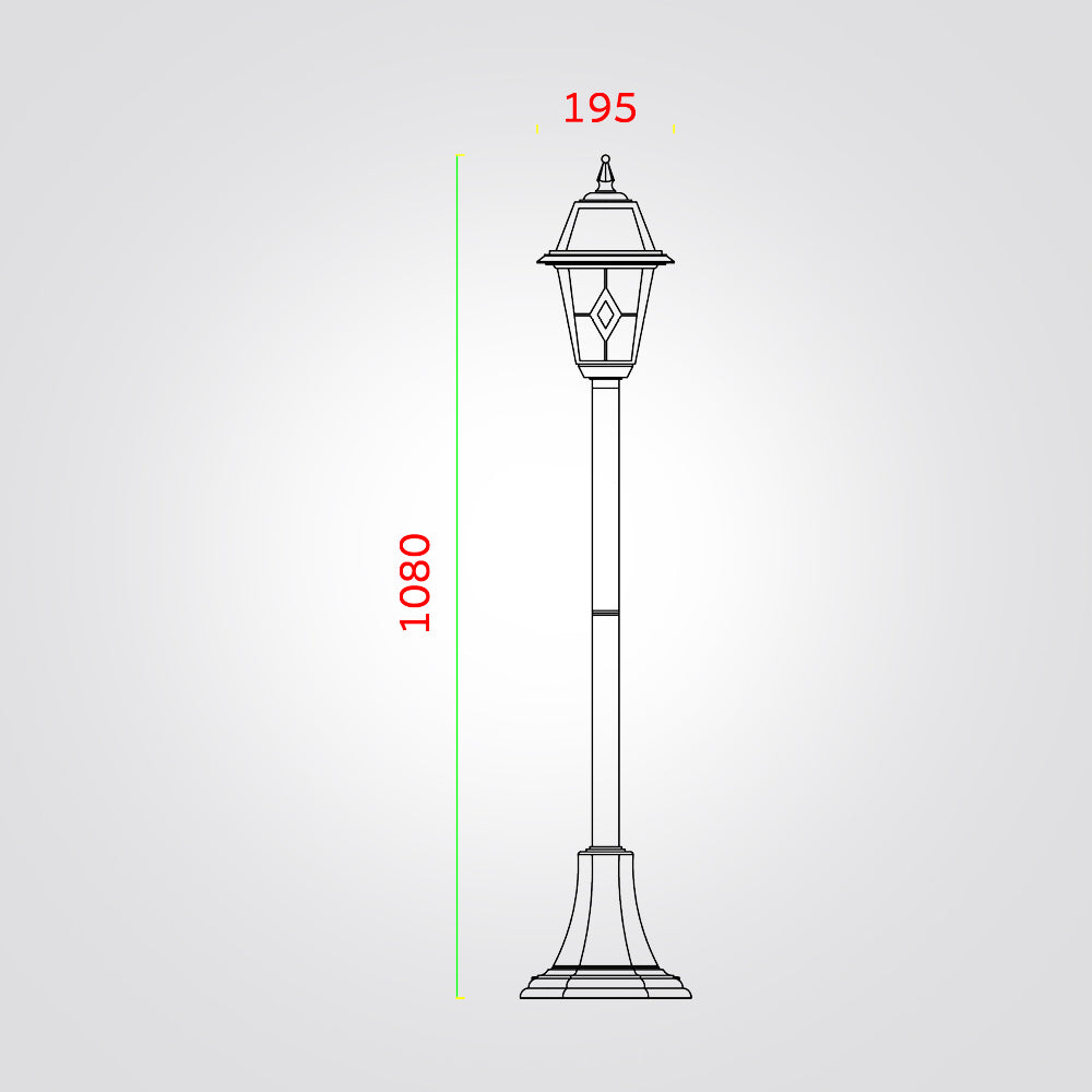 עמוד תאורה חוץ לגינה גיימס