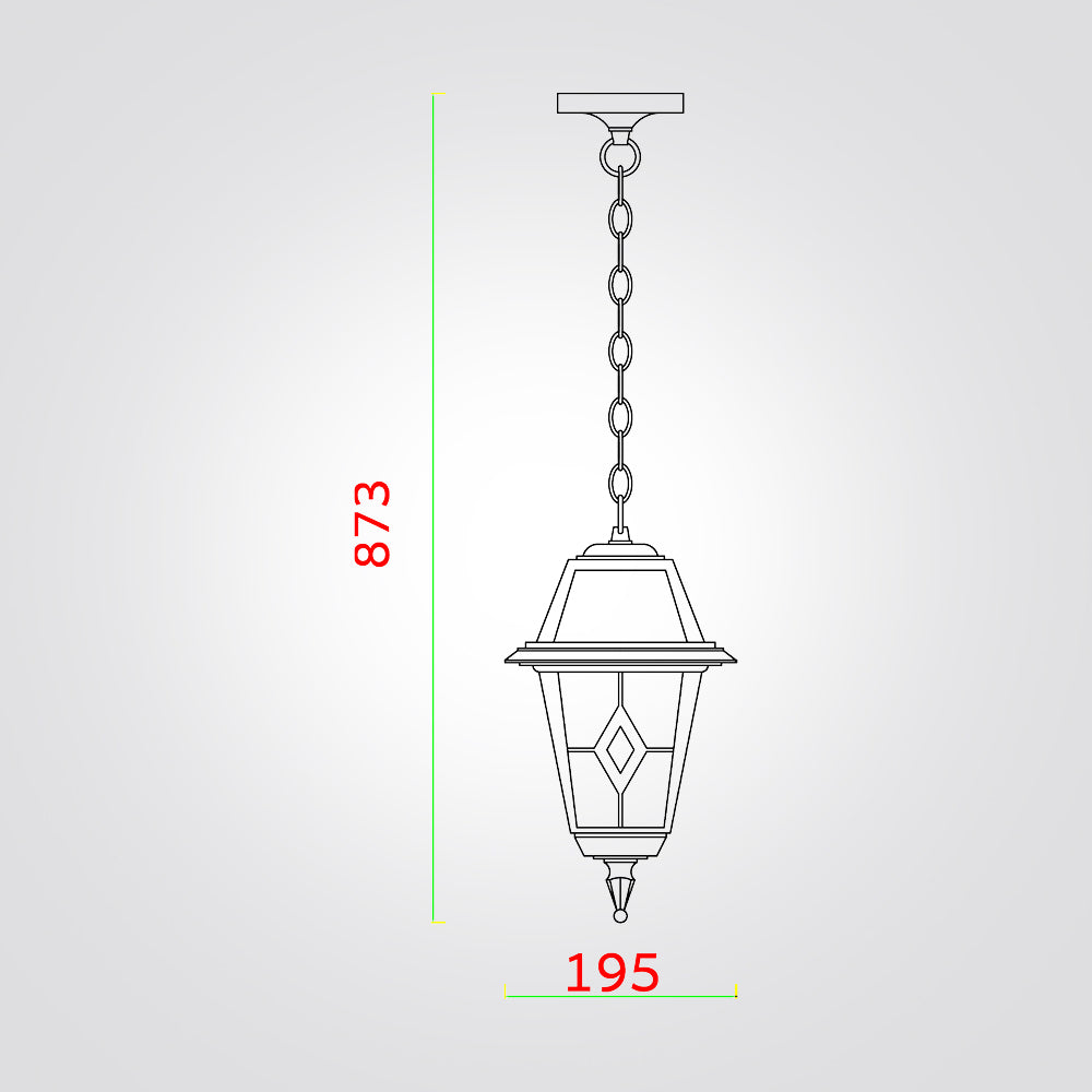 מנורת תלייה חוץ גינה גיימס