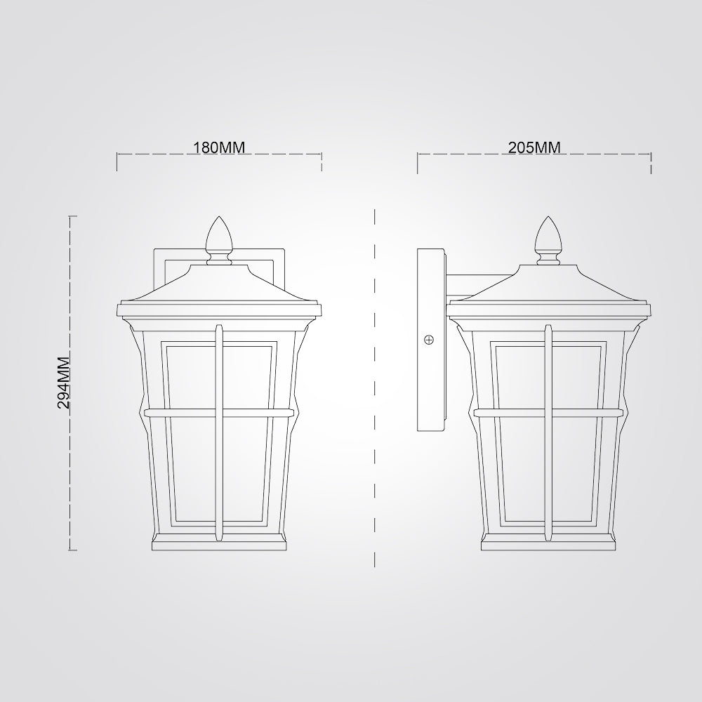 מנורת קיר גינה חוץ רומל| דגם B