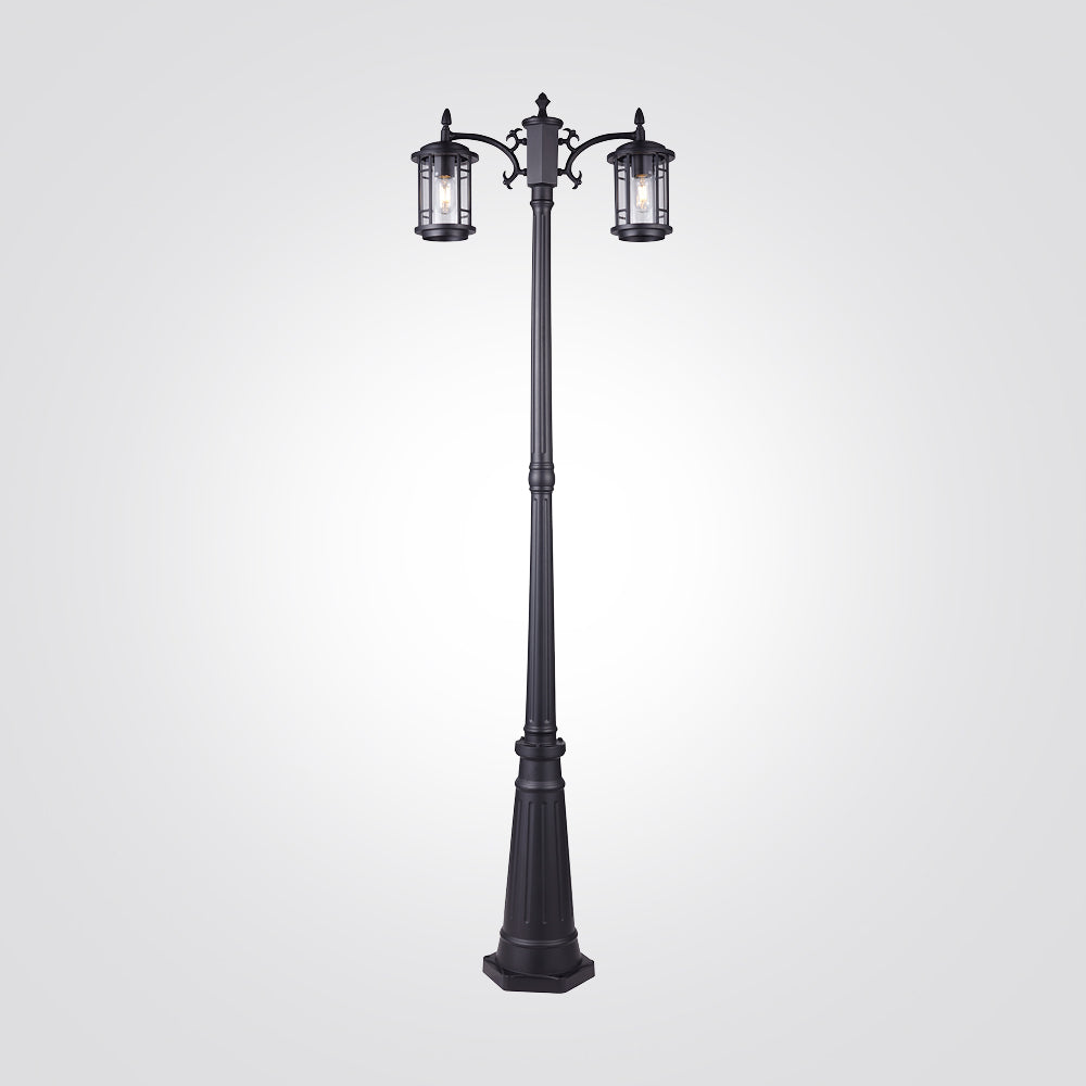 עמוד תאורה חוץ לגינה זוגי בולגרי| 200 CM