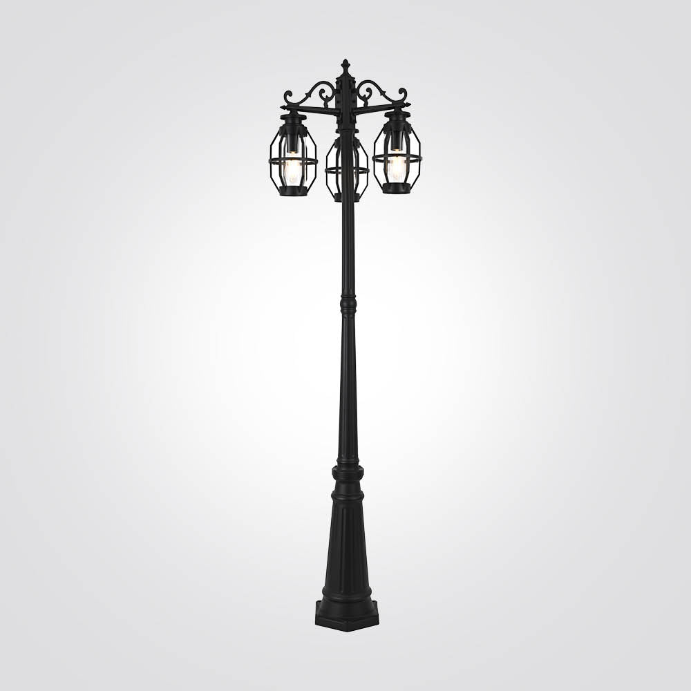 עמוד תאורה חוץ לגינה שלישיה פריז| 200CM