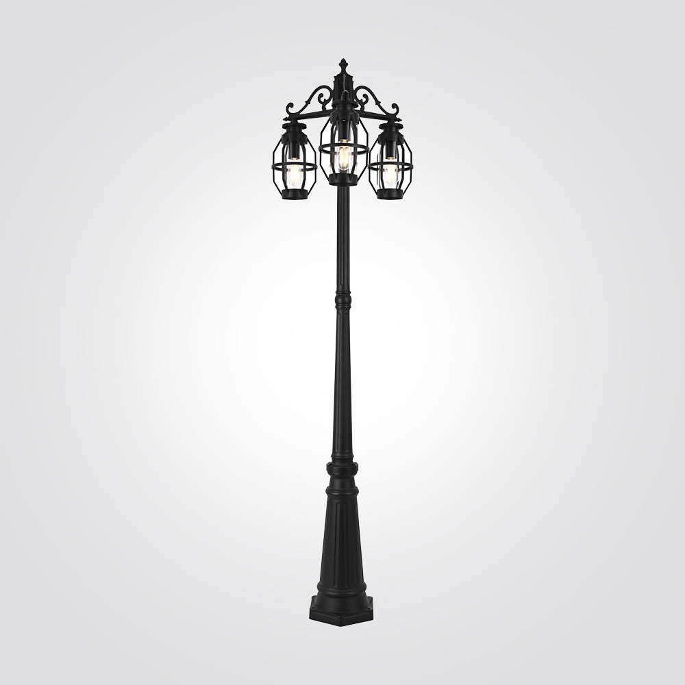 עמוד תאורה חוץ לגינה שלישיה פריז| 200CM