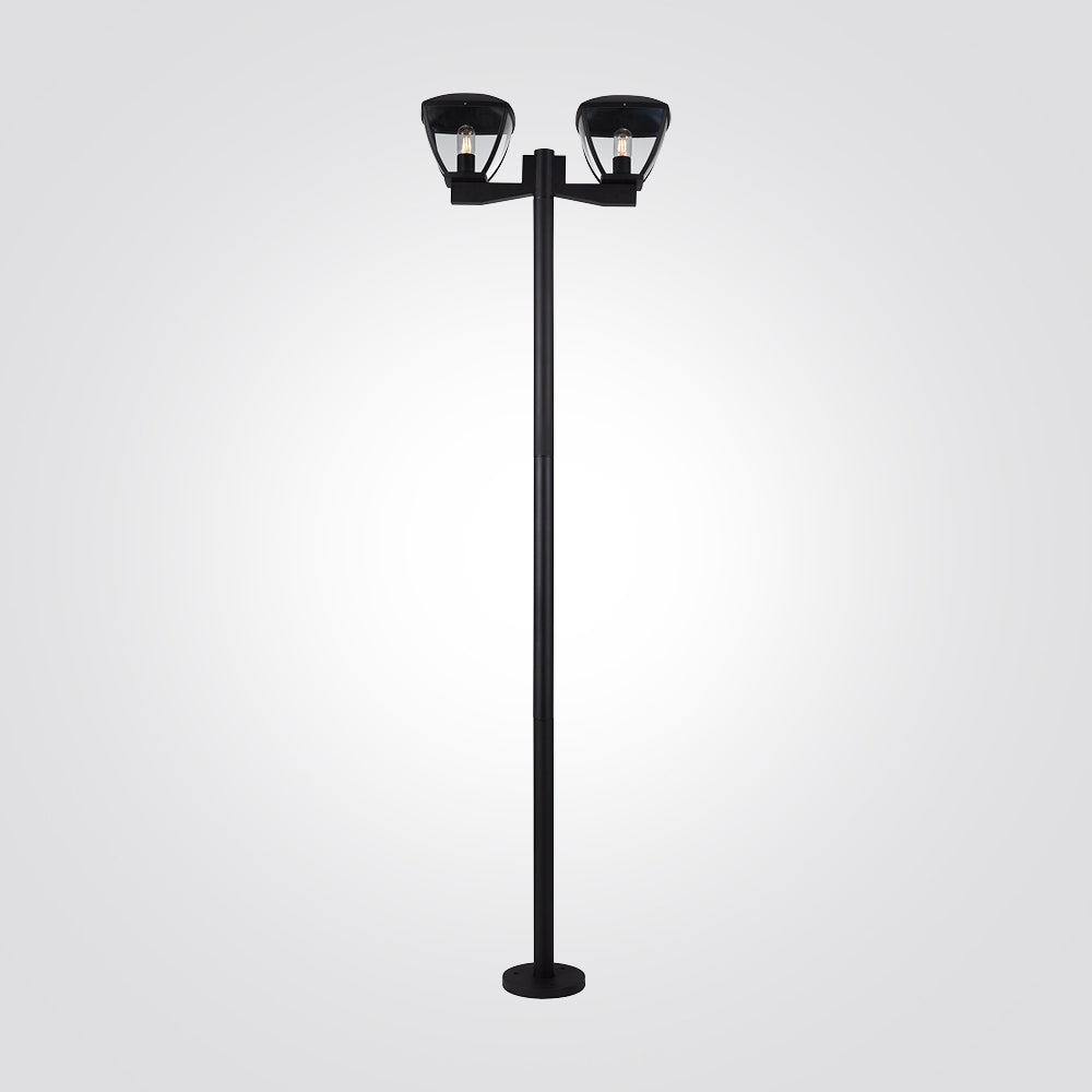 עמוד תאורה חוץ לגינה זוגי לוקס | 200 CM