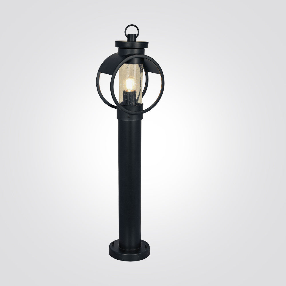 עמוד תאורה חוץ לגינה שחור - דגם אמליה | גובה 83 ס"מ | E27 | IP44