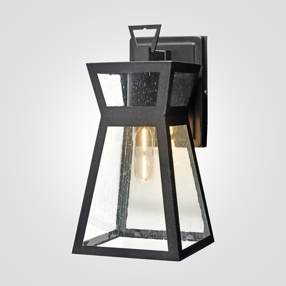 מנורת קיר גינה חוץ – דגם ריבי-C | צבע שחור | E27 | IP44