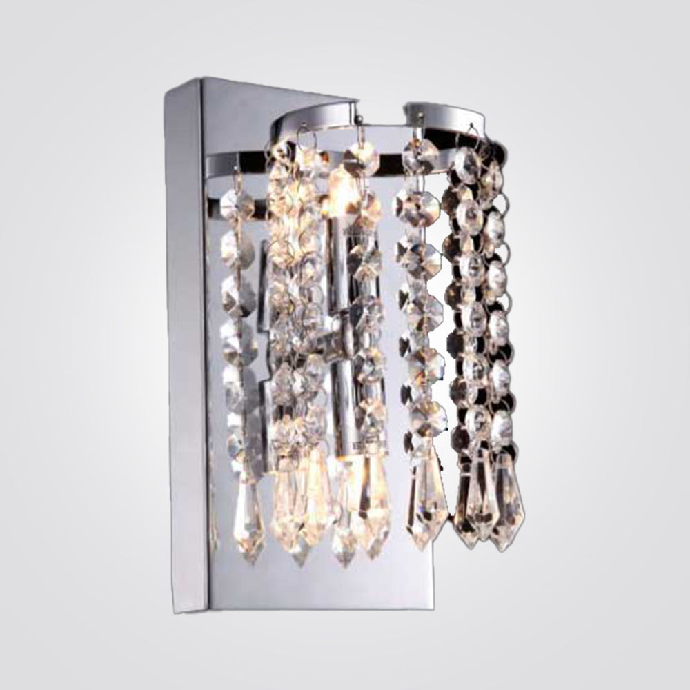 מנורת קיר קריסטל רקפת
