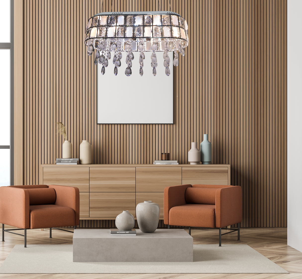 מנורת תלייה קריסטל סן מרינו