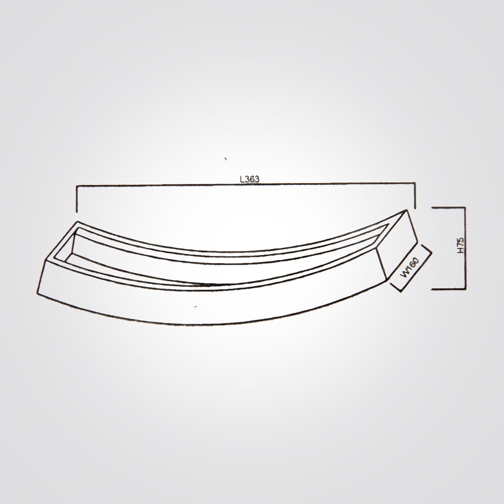 מנורת קיר גבס לוקאס