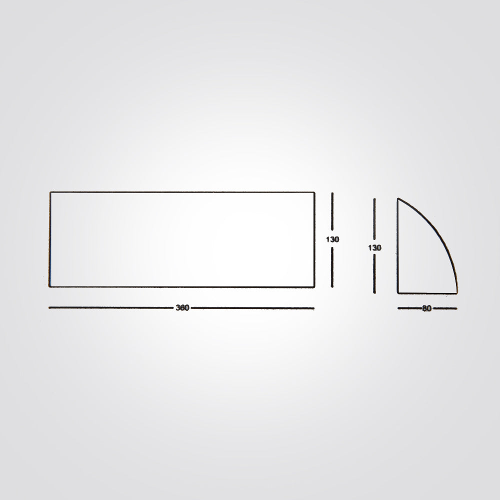 מנורת קיר גבס ליאם