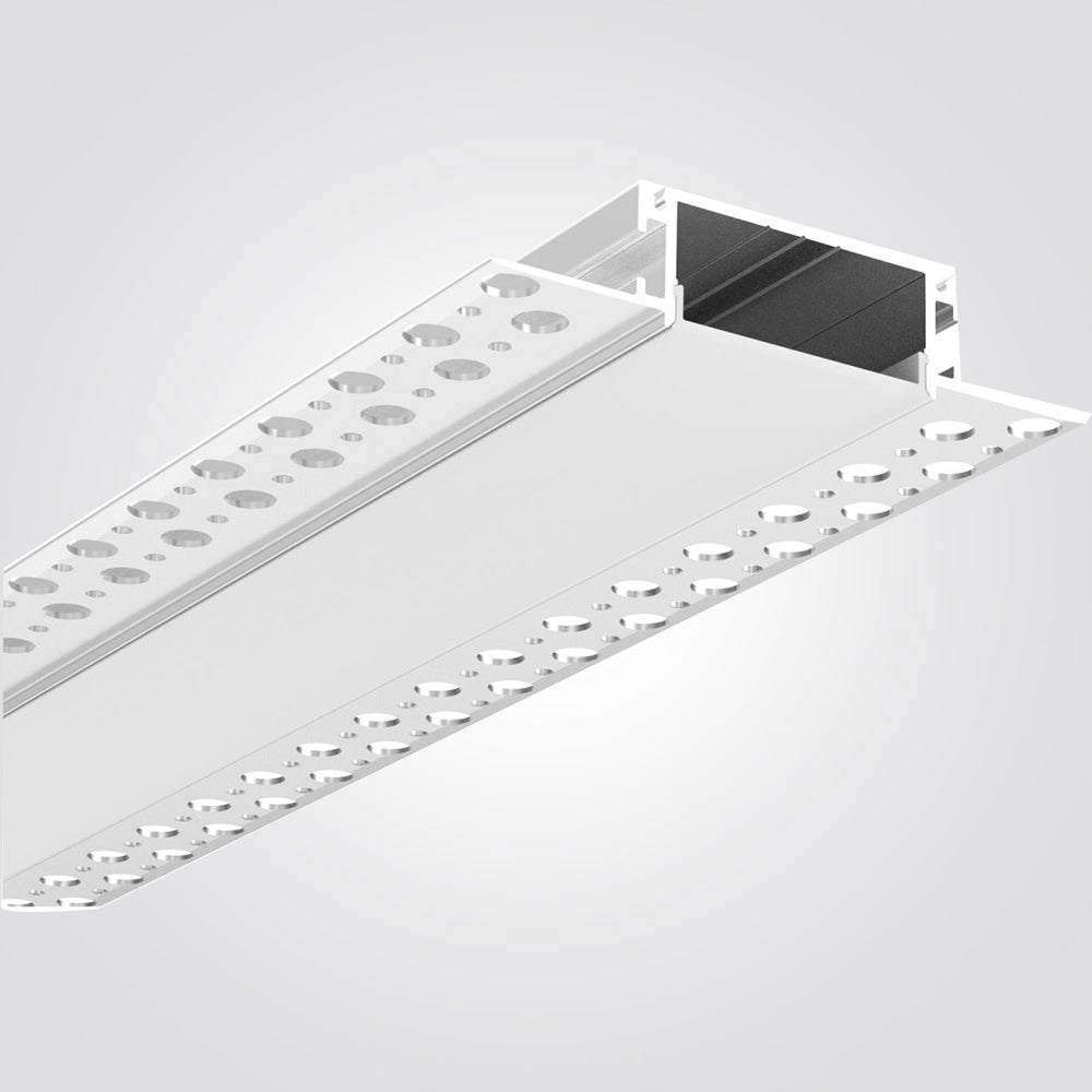 פרופיל תאורה אלומיניום שקוע טרימלס 37X15.5 MM