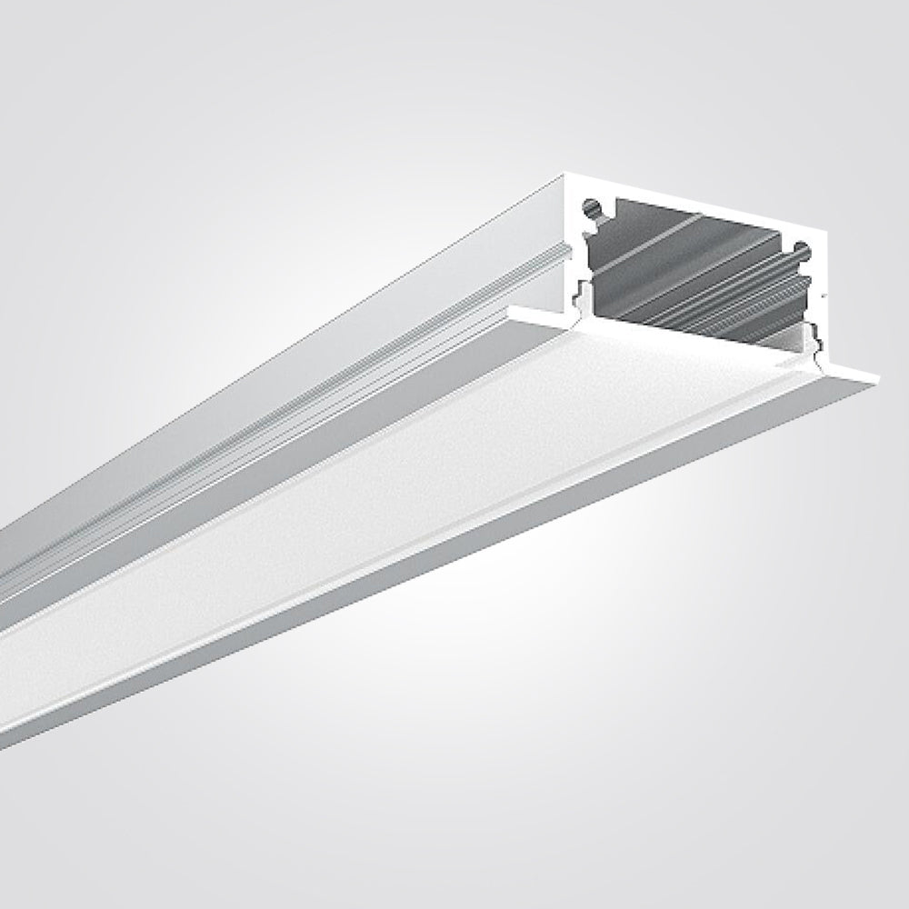 פרופיל תאורה אלומיניום שקוע mm 34.4X13