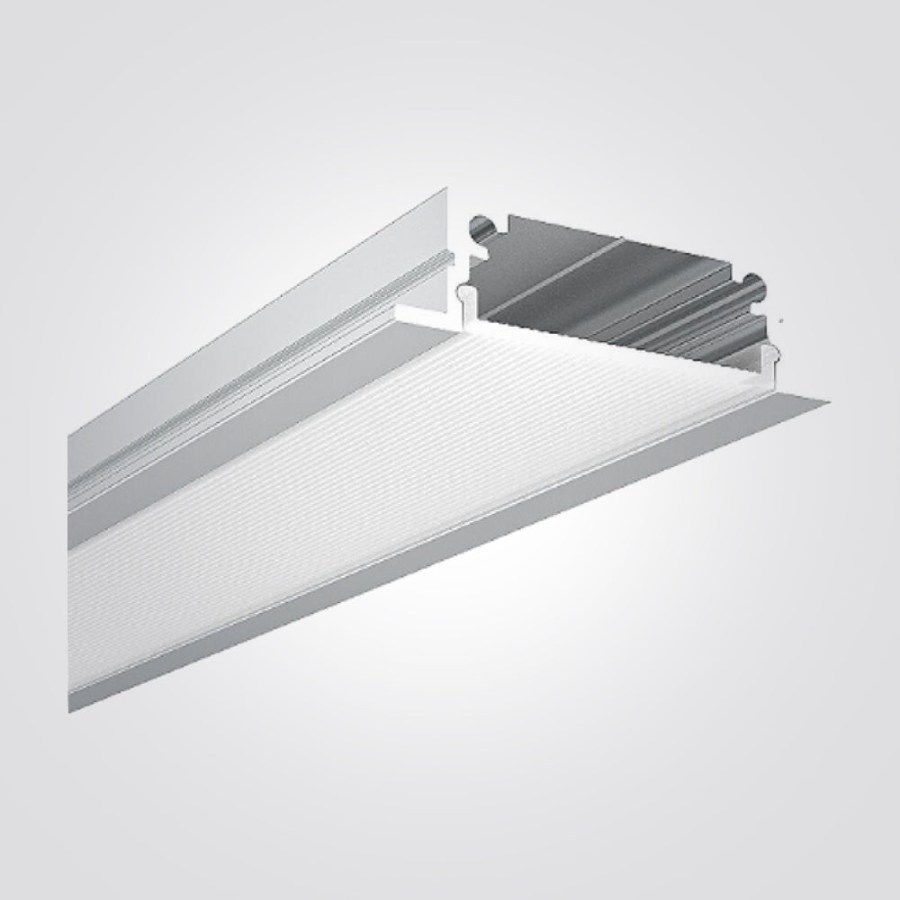פרופיל תאורה אלומיניום שקוע 45X13 MM