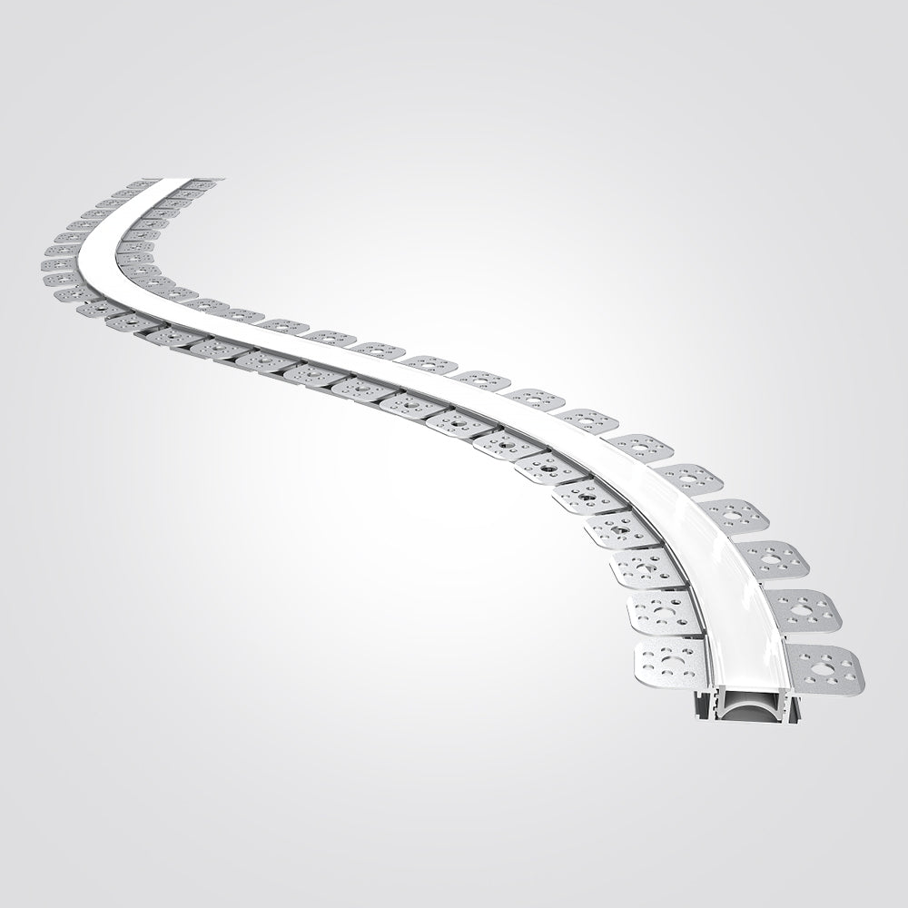 פרופיל תאורה אלומיניום טרימלס גמיש 3 מטר