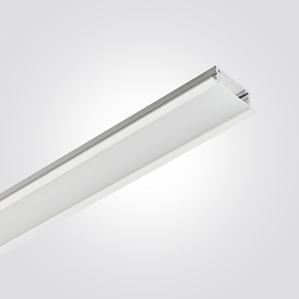 פרופיל תאורה אלומיניום שקוע 40x13 מ"מ – 24W למטר | מתח 24V