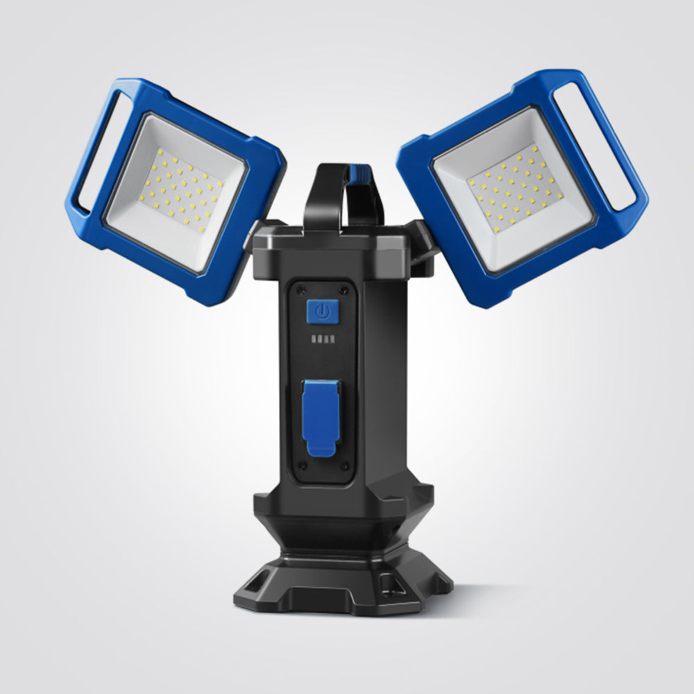 פנס הצפה נטען 2X10W